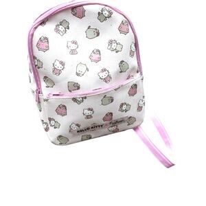 Sanrio Hello Kitty x Pusheen Mini Backpack Light Pink Gently Used Logo Print